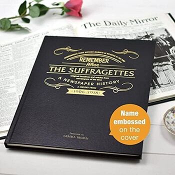 Suffragettes Personalised Iconic History Book, 3 of 11