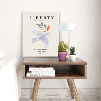 Liberty Of London Grey Bird Print, 3 of 3
