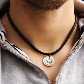 Men's Flippy Disk Necklace, 2 of 11