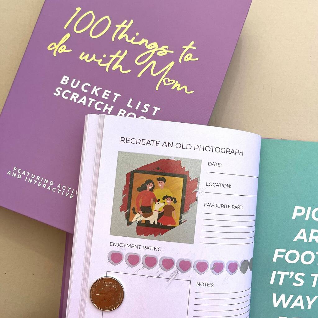 100 Things To Do With Mom Scratch Book