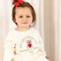 Our First Father's Day Bear Personalised Name Embroidered Sweatshirt Jumper, thumbnail 4 of 5