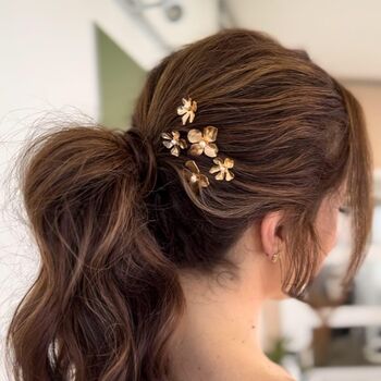 Floral Wedding Hair Pin Set, 4 of 8