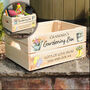 Personalised Flower Garden Gift Treat Hamper Crate, thumbnail 1 of 3