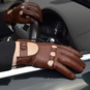 Nina. Women's Classic Leather Driving Gloves, thumbnail 1 of 7
