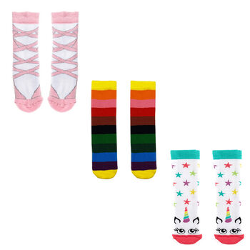 Squelch Transparent Wellies And Three Sock Set Stripe, 4 of 7