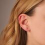 Beaded Circle Stud Earrings, thumbnail 3 of 4