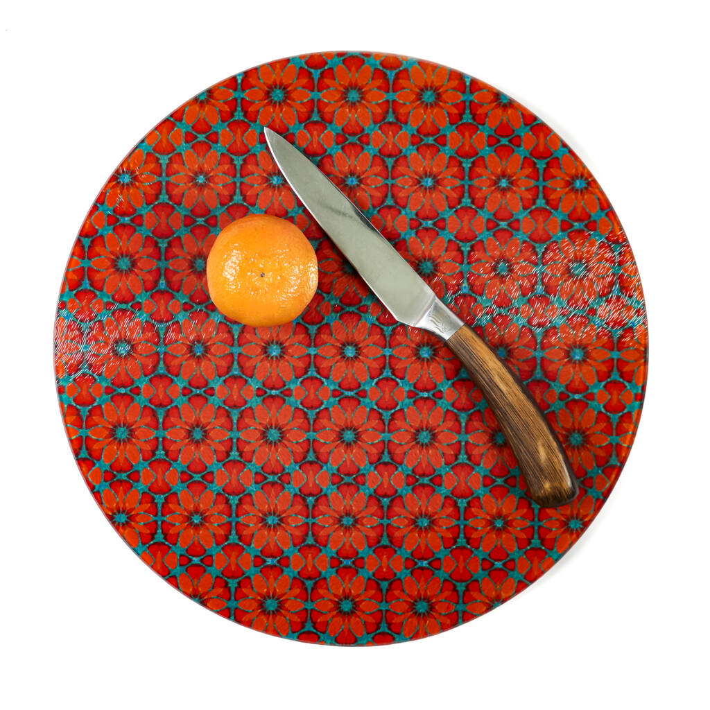 Red Poppies Chopping Board / Worktop Saver, 1 of 12