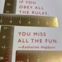 Gold Ruler Inspiration Card, thumbnail 2 of 2