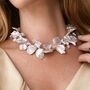 Dramatic Keshi Pearl Choker Necklace, thumbnail 1 of 10