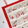 Handmade Personalised Scandi Fabric Advent Calendar, thumbnail 2 of 6