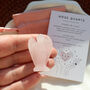 Rose Quartz Angel Crystal 4cm With Gift Bag, thumbnail 1 of 5