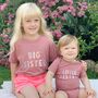Big Sister Little Sister T Shirt Set Pink, thumbnail 1 of 3