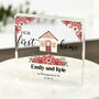 Personalised First Home Acrylic Block Keepsake Gift, thumbnail 1 of 2