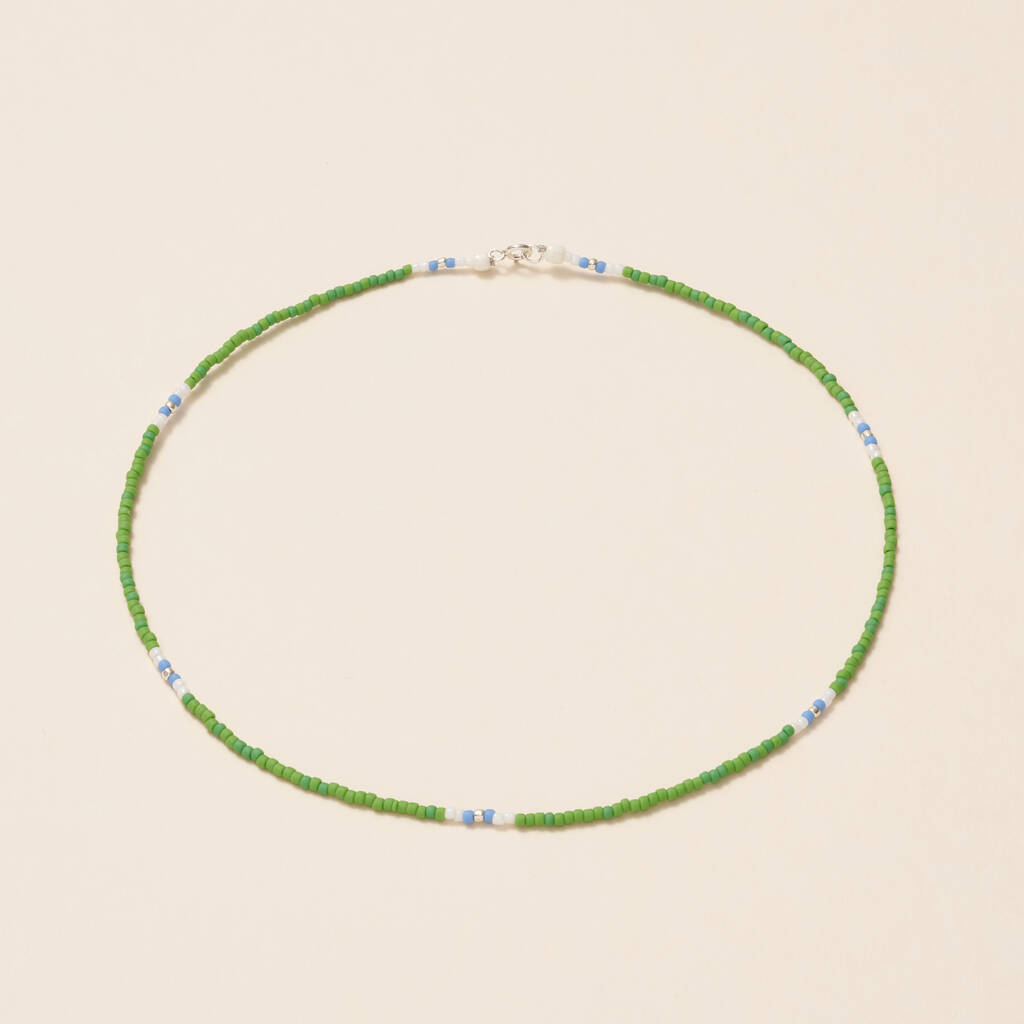 Boho Necklaces For Women, Long Wooden Beaded Necklace With Turquoise Tassel  | Fruugo UK
