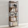 Six Tier Bookshelf Shelf Unit Storage Organiser Rack, thumbnail 1 of 10