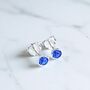 Sterling Silver September Birthstone Bracelet, thumbnail 5 of 10