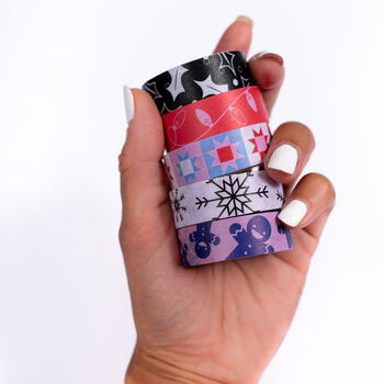 Christmas Washi Tape, Patchwork, 3 of 3