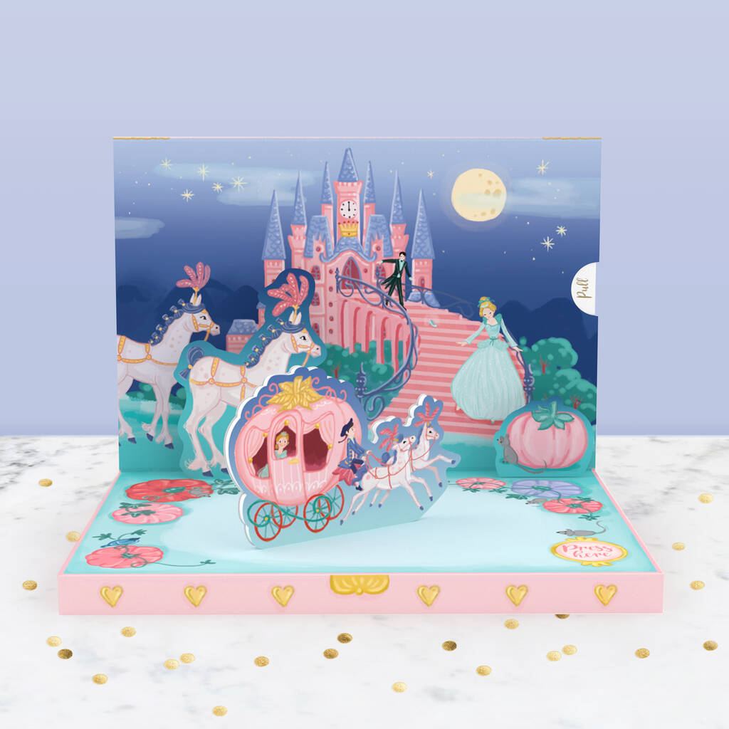 Cinderella's Dream Music Box Card, 1 of 5