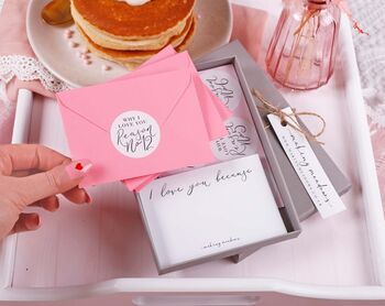 12 Reasons Why I Love You Notes With Mini Envelopes, 4 of 8