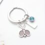 Personalised Tennis Keyring Squash Player Gift, thumbnail 1 of 7