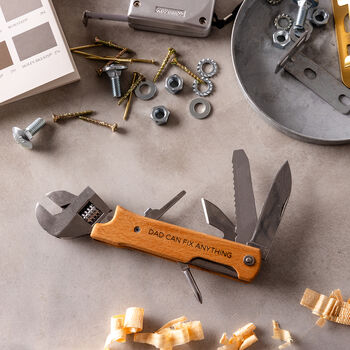 Personalised Father's Day Wrench Multi Tool, 5 of 5