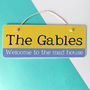 Personalised Porch Or Hallway Sign, thumbnail 1 of 4