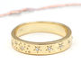 18ct Gold Plated Or Silver Crystal Constellation Ring, thumbnail 2 of 5