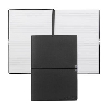 Personalised Hugo Boss Notebook – Lined Black A5, 5 of 6