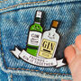 'Gin It Together' Friendship Enamel Pin Badge, thumbnail 1 of 5