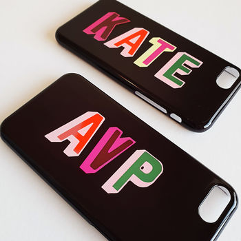 Rainbow Font Personalised Phone Case, 3 of 5