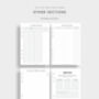 Mid Year 2025 2026 A5 Life Planner Inserts • Week On One Page, thumbnail 9 of 9