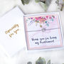 Delicate Jewel Bracelet Bridesmaid Gift, thumbnail 1 of 5