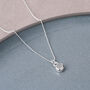 Gem Dot Moonstone June Birthstone Necklace, thumbnail 2 of 4