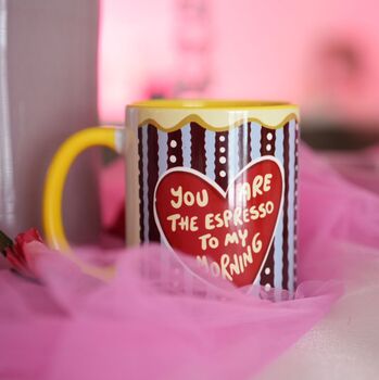 You Are My Espresso Valentine Mug Romantic Gift, 6 of 9