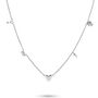 Sterling Silver Personalised Charm Necklace, thumbnail 4 of 5