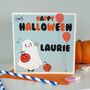 Little Ghost Personalised Halloween Card, thumbnail 1 of 5