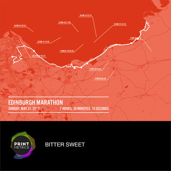 Personalised Edinburgh Marathon Poster, 2 of 12