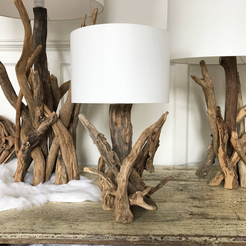 Branched Driftwood Table Lamps By Doris, Driftwood Floor Lamp Uk
