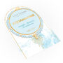 Aquamarine And Gold Beads Healing Crystals Bracelet Gift, thumbnail 1 of 6