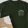 50th Birthday Milestone T Shirt, thumbnail 1 of 6
