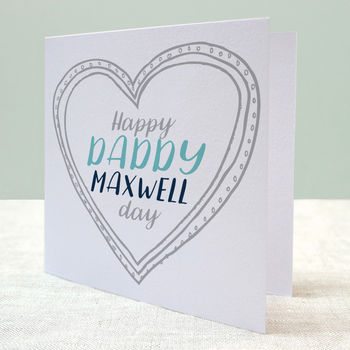 Personalised Happy Daddy Day Card, 3 of 5