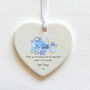 Personalised Blue Puzzle Porcelain Heart For Teachers Thank You, thumbnail 1 of 4