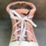 32cm Pink Trainer Shoe Planter – Decorative Flower Pot Plaster Stone, thumbnail 5 of 7