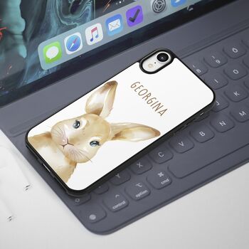 Bunny Rabbit iPhone Case 12 13 14 15 Se Easter Gift, 2 of 2