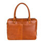 Personalised Tan Buffalo Leather Oxford Zip Up Satchel, thumbnail 5 of 9
