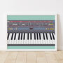 Synthesizer Keys Print | Juno Synth Poster, thumbnail 1 of 10