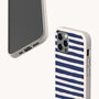 Navy Stripes Eco Phone Case, thumbnail 3 of 7