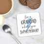 I'm A Grandad, What's Your Superpower? Coaster, thumbnail 2 of 2