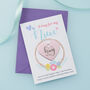 Personalised Little Hug Token Floral Card For Niece, thumbnail 1 of 6