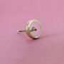 G Decor Elton Gold Brass Clear Glass Pull Knobs, thumbnail 2 of 4